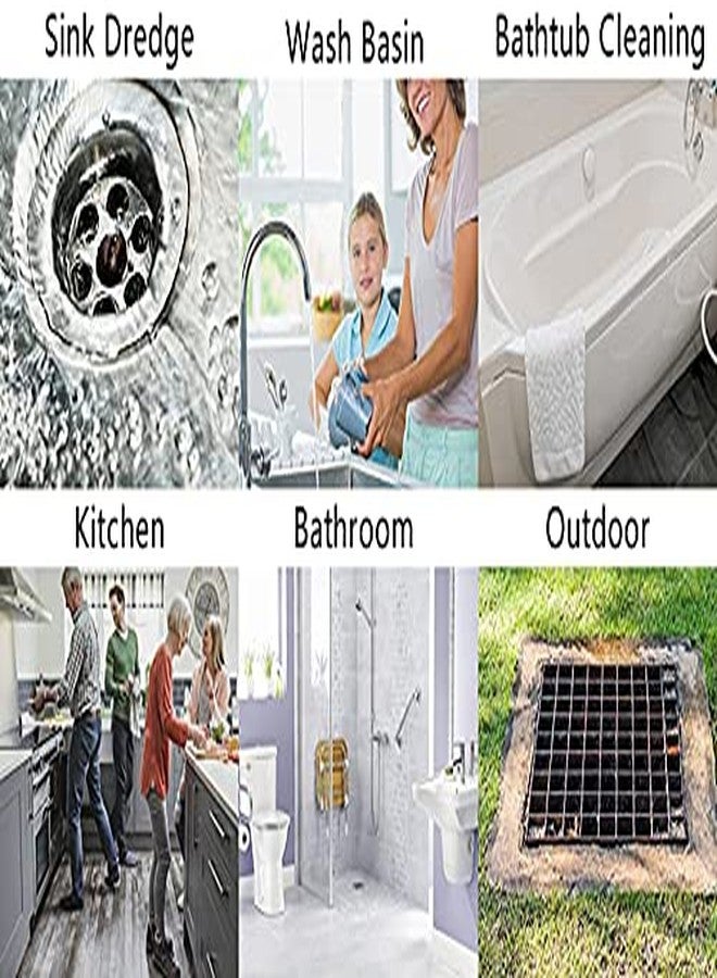 Mega Choice Stainless Steel Drain Pipe Cleaning Spring Stick,Hair Catching Pipe Cleaning Claw Wire,Sink Stick Sewer Sink Tub Dredge Remover,Spring Drain Basin Cleaner Tool(160 Cm) (1) - Image 5